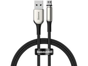 کابل شارژ و انتقال داده آهنربایی میکرو یو اس بی بیسوس Baseus Zinc Magnetic  MicroUSB Cable 1M