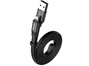 کابل شارژ دو سر میکرو یو اس بی و لایتنینگ بیسوس Baseus 2in1 Portable Cable 1.2M