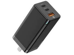 شارژر دیواری سه پورت سریع بیسوس Baseus BS-C915 GaN Mini Quick Charger