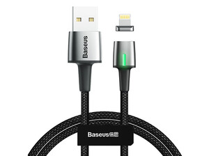 کابل آهنربایی لایتنینگ بیسوس Baseus Lightning Zinc Magnetic Cable 2m/1.5A