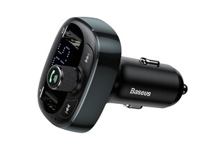 شارژر فندکی بیسوس با قابلیت پخش موسیقی و تماس Baseus Car Charger S09 T-Typed wireless mp3 charger