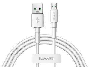کابل شارژ سریع میکرو یو اس بی بیسوس Baseus Mini White Micro USB Cable 50cm