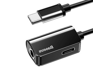 مبدل تایپ سی به تایپ سی و صدا بیسوس Baseus Type-C To Type-C&amp;3.5MM Adapter L40
