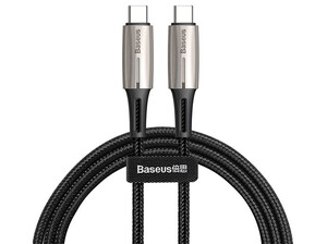 کابل شارژ سریع و انتقال داده تایپ سی بیسوس Baseus Water Drop Shape Lamp Type-C Cable 1m