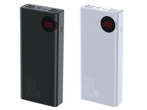 پاور بانک سریع بیسوس Baseus Mulight PD3.0+QC3.0 Quick Charge 30000mAh Power Bank