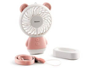 پنکه قابل شارژ دستی و رومیزی بیسوس Baseus Dharma Bear Fan