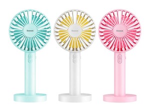 پنکه قابل شارژ دستی و رومیزی بیسوس Baseus Macarons Fan