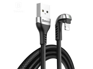کابل لایتنینگ بیسوس Baseus Green U-Shaped Lamp Lightning Cable 2M