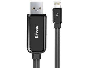 کابل شارژ و انتقال داده لایتنینگ بیسوس Baseus LED Glowing Lightning Data Cable 1m