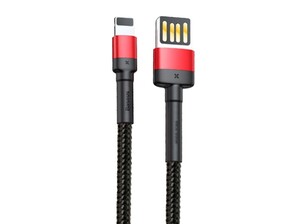 کابل شارژ لایتنینگ بیسوس Baseus Cafule Special Edition Lightning Cable 2m
