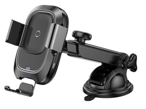 پایه نگهدارنده هوشمند و شارژ بی سیم داخل خودرو بیسوس Baseus Wireless Charger Car Mount