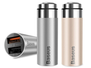 شارژر فندکی سریع بیسوس Baseus CarQ Series QC3.0 Dual Port Car Charger