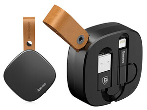 کابل شارژ و انتقال داده لایتنینگ و میکرویو اس بی بیسوس Baseus Flexible Certified Cable