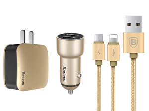 پک شارژر مسافرتی بیسوس Baseus Lefast Household Travel Charger Kit