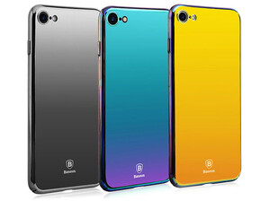 قاب محافظ بیسوس آیفون Baseus Glass Case iPhone 7/8