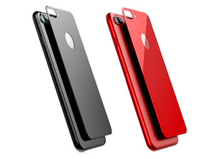 محافظ شیشه ای پشت بیسوس آیفون Baseus 3D Silk Screen Back Glass Film Apple iPhone 7 Plus