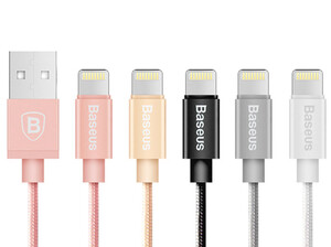 کابل شارژ و انتقال داده لایتنینگ بیسوس Baseus Antila MFI Metal Charging Lightning Cable