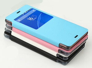 کیف چرمی مدل01 Sony Xperia Z3 مارک Baseus