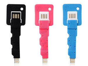 کابل شارژ و انتقال داده طرح کلید بیسوس 6/Baseus Keys Portable Mini Lightning USB Cable Apple iPhone 5/5S/5C