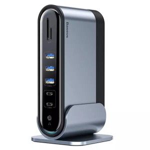 هاب 16 پورت بیسوس Baseus Working Station Multifunctional Type-C CAHUB-BG0G
