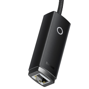 کابل تبدیل تایپ سی به پورت شبکه RJ45 LAN بیسوس Baseus Lite Series Port Ethernet Adapter Type-C To Rj45 100Mbps WKQX000201