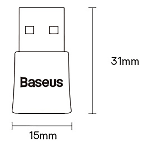 دانگل بلوتوث 5.3 بیسوس Baseus BA07 Bluetooth USB adapter 5.3 ZJBA010001