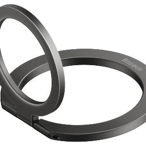 حلقه نگهدارنده مغناطیسی آیفون بیسوسBaseus Halo Series Foldable Metal Ring Stand Single-ring SUCH000013