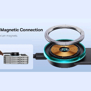 پایه نگهدارنده مغناطیسی و شارژر وایرلس خودرو بیسوسBaseus C02 Pro Magnetic Wireless Charging Car Mount C40156000111-00
