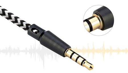 کابل aux audio cable baseus b35
