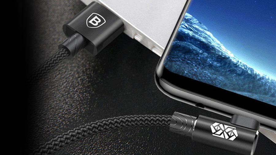 کابل شارژ micro USB بیسوس مدل Baseus MVP Double-sided Elbow Type Cable micro USB 1.5A 2M