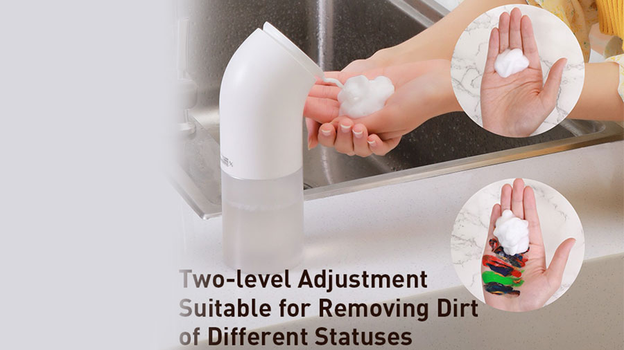پمپ مایع دستشویی با قابلیت فوم ساز بیسوس Baseus Minipeng Hand Washing machine دارای دو حالت فوم دهی