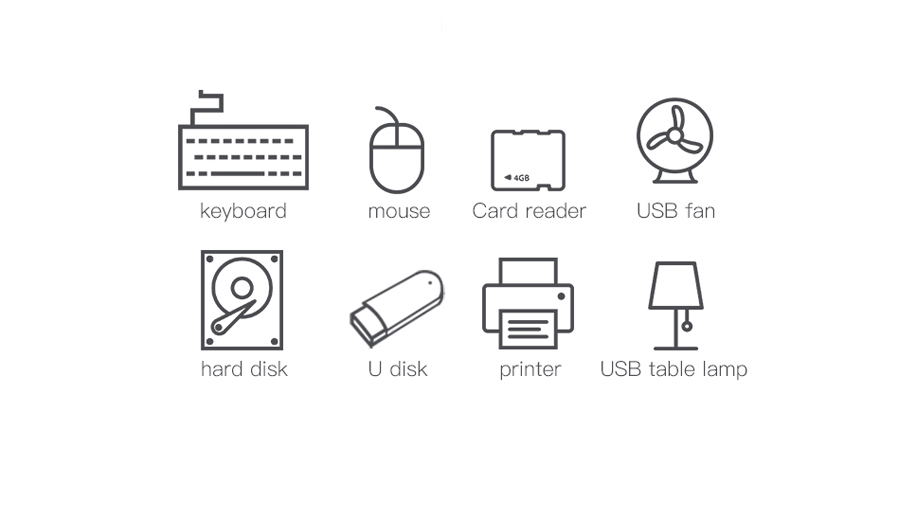 هاب آداپتور تایپ سی به USB بیسوس  BASEUS Round Box Hub Adapter Type C to USB قابلیت پشتیبانی از دستگاه های رایج USB