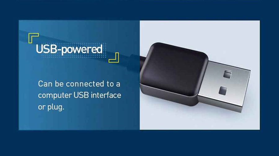 نوار ال ای دی چند رنگ بیسوس BASEUS 1.5M Cool Black USB Colorful Electronic دارای قابلیت تامین انرژی از طریق یو اس بی