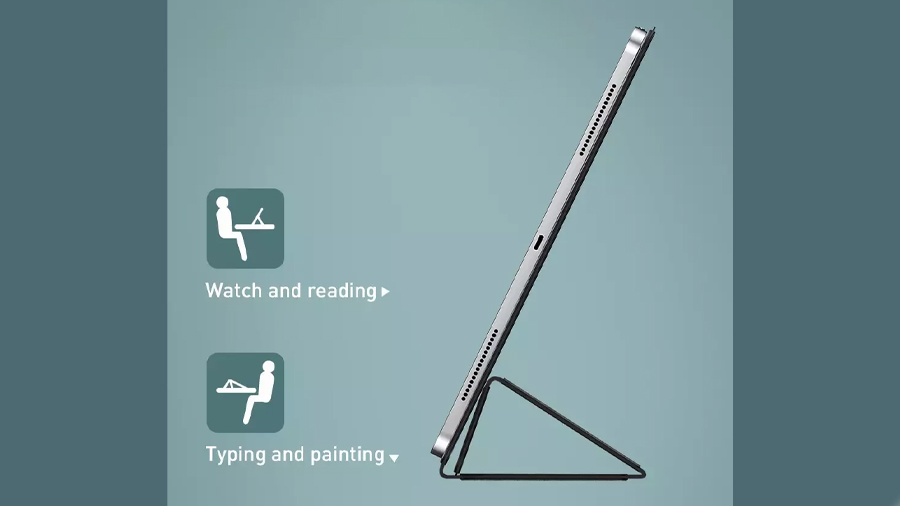 کاور چرمی آیپد پرو 11 اینچ مغناطیسی بیسوس Baseus Magnetic Leather Case for iPad pro (2020) دارای قابلیت تنظیم