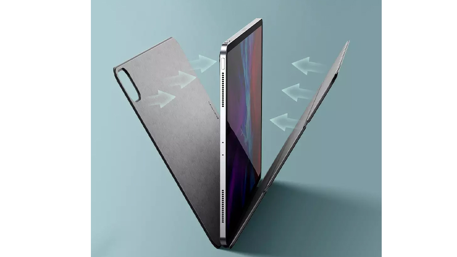 کاور چرمی آیپد پرو 11 اینچ مغناطیسی بیسوس Baseus Magnetic Leather Case for iPad pro (2020) محافظت از صفحه نمایش