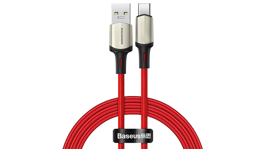 کابل شارژ سریع و انتقال داده تایپ سی بیسوس Baseus Cafule VOOC Type-C Fast Cable 2M