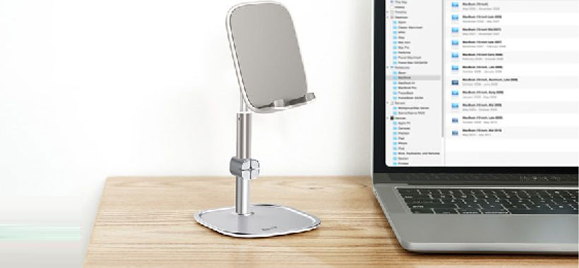 استند رومیزی بیسوس Literary Youth Desktop Telescopic Stand 