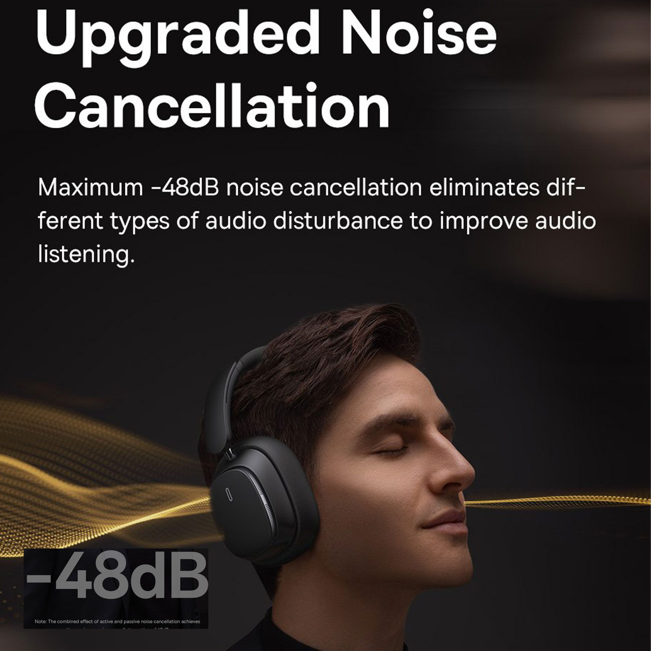 حذف نویز 48 دسی‌بل در هدفون Bowie H1 Pro