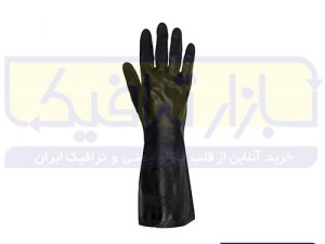 دستکش نیتریلی ساق کوتاه