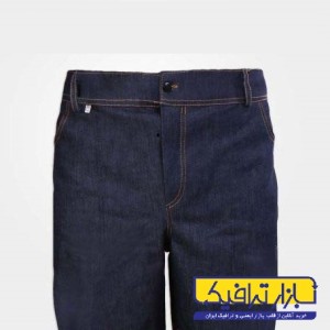 لباس کار شبرنگ دار جین آبی