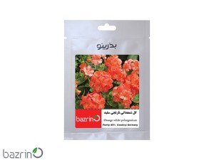 بذر گل شمعدانی نارنجی سفید F1