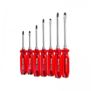 پیچ گوشتی ضربه خور رونیکس مدل RH-2906 مجموعه 7 عددی