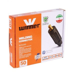 کانکتور نری جوشکاری وینر مدل W-N1050 سایز 50 بسته 10 عددی