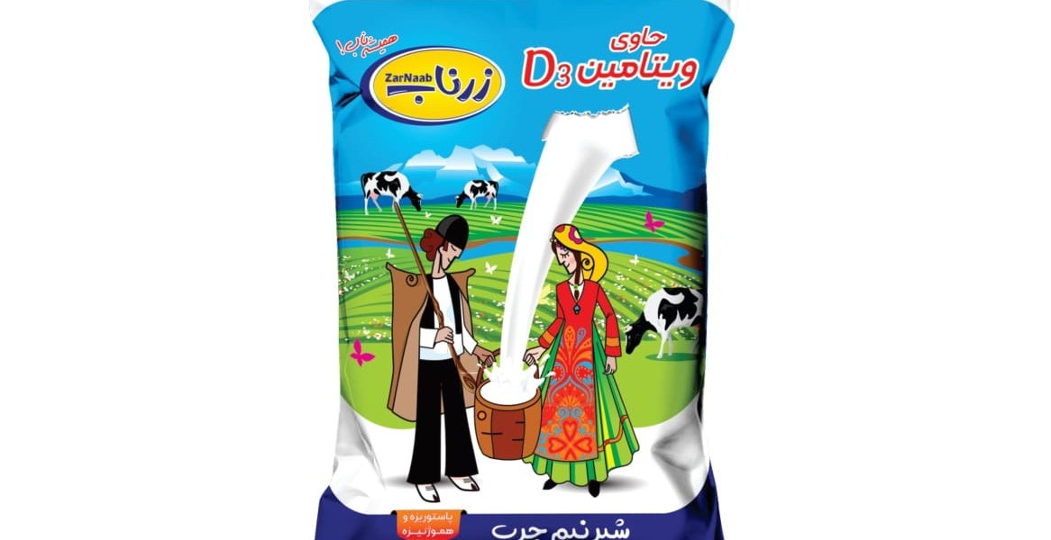 شیرنیم چرب یک محصول لبنی محبوب و خوش طعم