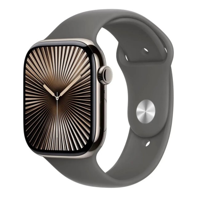 ساعت هوشمند اپل سری 10 مدل Apple Watch Series 10 Titanium Gold 46mm در بروزکالا