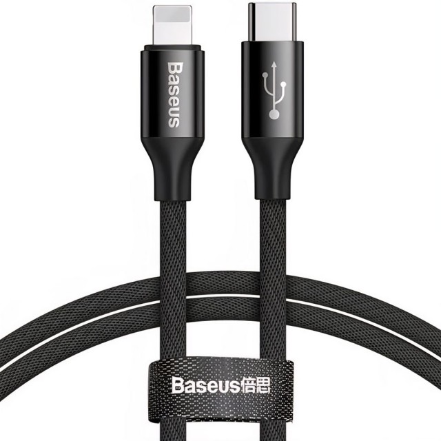 کابل شارژ USB-C به لایتنینگ باسئوس مدل Baseus SUPERIOR SERIES CATLYS-A01 طول 1 متر در بروزکالا