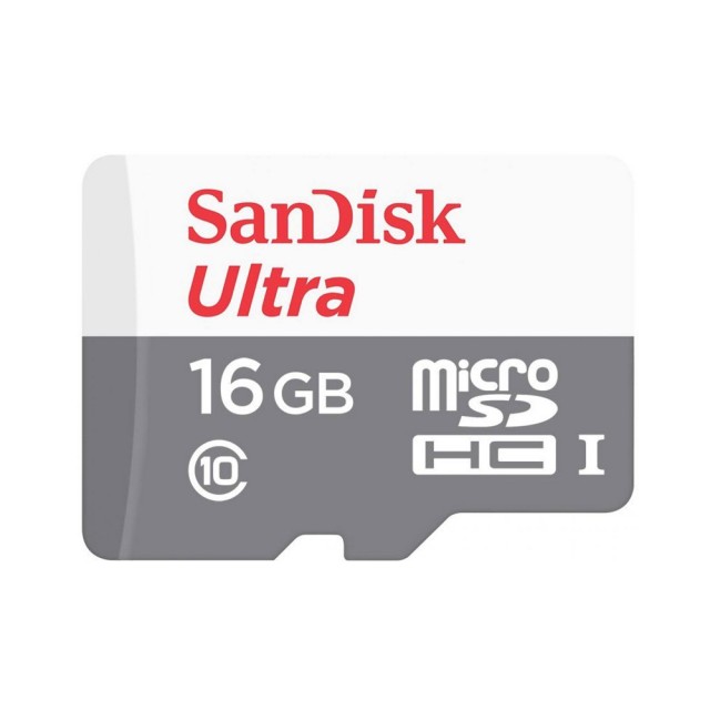 کارت حافظه microSDHC سن دیسک مدل Ultra کلاس 10 استاندارد UHS-I U1 سرعت 80MBps 533X ظرفیت 16 گیگابایت