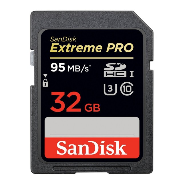 کارت حافظه SDHC سن دیسک مدل Extreme Pro V30 کلاس 10 استاندارد UHS-I U3 سرعت 633X 95MBps ظرفیت 32 گیگابایت
