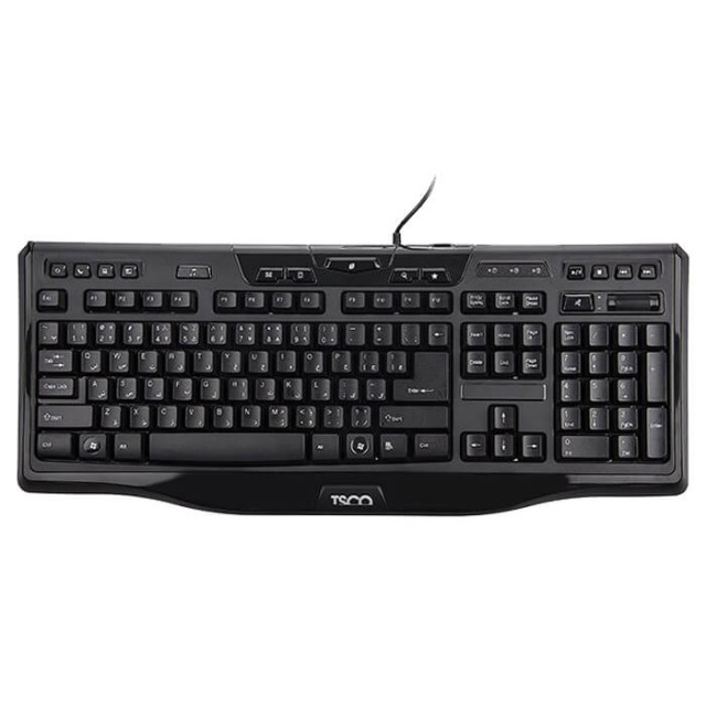 کیبورد تسکو مدل TK 8018 با حروف فارسی
