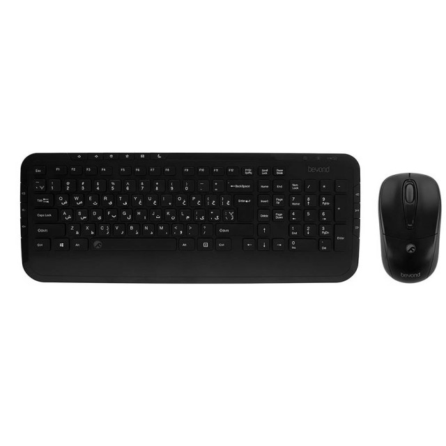 کیبورد و ماوس بی سیم بیاند مدل BMK-2260RF با حروف فارسی